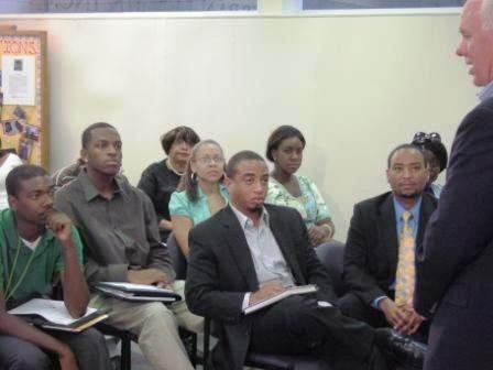 lansing-004 Urban League Young Professionals gathered Monday to hear John Lansing's thoughts