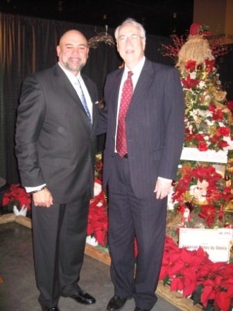 Alan, right, chats with state Rep. Joe Armstrong