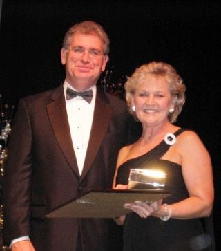 Children's Hosptial CEO Keith Goodwin and Fantasy of Trees Chair Elizabeth XXXXX