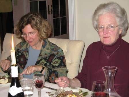 susanmarnie Susan Sgarlat, left, and Marnie Page enjoy dinner