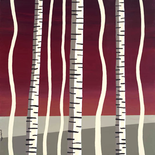 birch_2_bernal This one, "Birch Trees in Sunset," is at the airport.