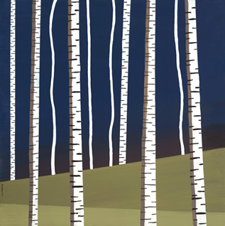 bluebirch This is my favorite of Julie's pieces at Tomato Head. It is called, "Summer Day with Cool Breeze."