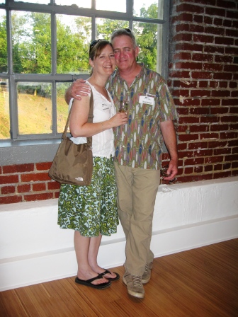 hancocks-in-condo Becky and Steve Hancock in a condo.