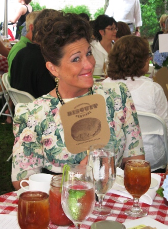 judge-erin WBIR's Erin Donovan was judge of the Mr. and Miss Biscuit Contest -- and she dressed for the occasion!