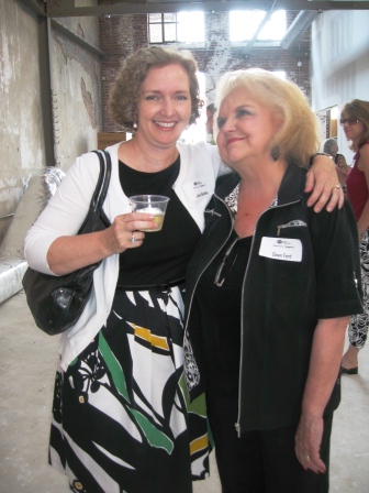 juliadawn Julia Bentley, left, and Dawn Ford in the Sanders Pace space.