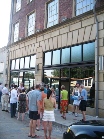southeast-glass We gathered in front of the Southeastern Glass building.