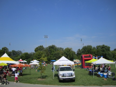 beautiful-day I was a beautiful Saturday morning when organizers set up Shoes for School in East Knoxville's Caswell Park.