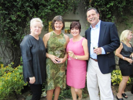 From left; Ellen Robinson, Melinda Meador, Teresa Scott and her new boyfriend, Adrian Roberts