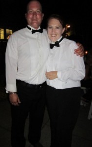 At the end of the evening, these cute servers posed for us. Caroline Douglass and Alex Henderson are engaged and will be married in a couple of weeks! Congrats!