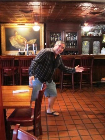 Art Carmichael. They call him the mayor of downtown. He is recognizable by his flip flops and short pants.