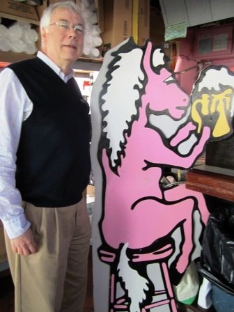 alan-and-pony Alan and friend at the bar