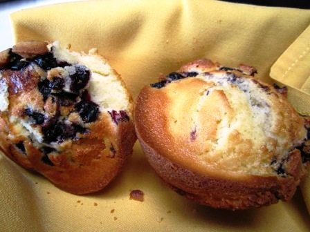 muffins Alan is partial to the blueberry muffins.