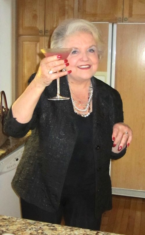 A flirtini for the hostess!