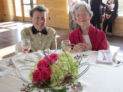 Elsie Dotson, left, and Jean Spaniel were our tablemates. We enjoyed getting to talk to them.