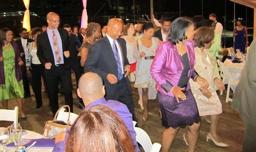 electric-slide The Electric Slide broke out. Of course.