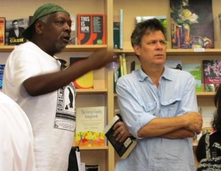 dupree-and-rb1 Steve Dupree, left, and R.B. Morris. Both were getting ready to read McCarthy selections.
