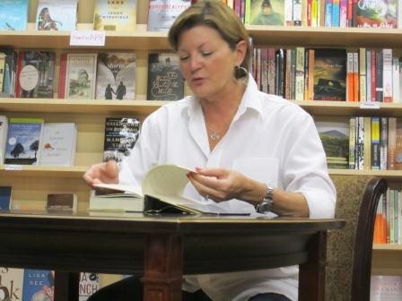 melinda-meador Melinda Meador, one of the owners of Union Ave Books, reads from Cormac McCarthy's Suttree.