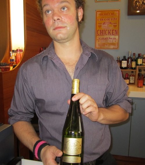 shane-pack Two of our three appetizers contained seafood and Shane said this muscadet would be a great compliment, which it was.