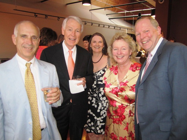 From left: Bill Lyons, Deputy to the Mayor Larry Martin, Gay Lyons, Pam Reeves and City Council's attorney Charles Swanson.