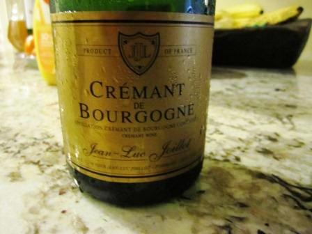 champagne We brought this champagne to make mimosas. But we liked it so well, we drank it straight.