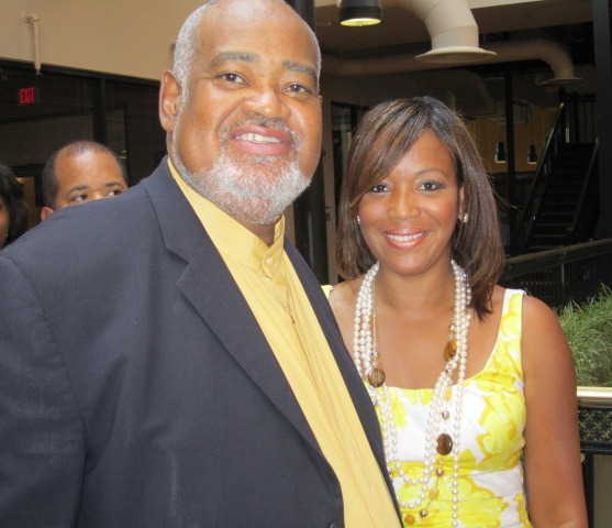 The city's director of community relations, Tank Strickland, and his wife, Terry.