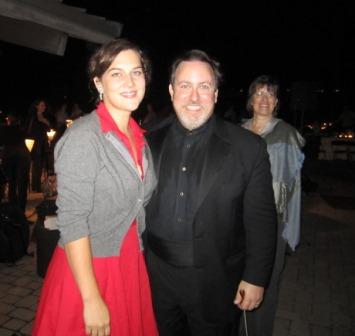 christa-and-lucas1 Singer Christa DeCicco poses with Maestro Lucas Richman after the performance.