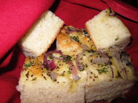 bread-1 The bread was foccacia. This was a rich meal.