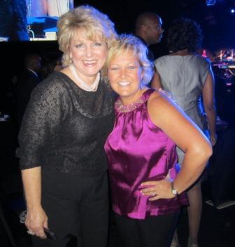 christi-and-voice Cheryl Masur, left, provided the voice for the Urban League's video. She's with Kristy Bruce of Scripps.