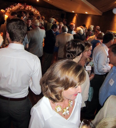 good-crowd Inside the place was packed!