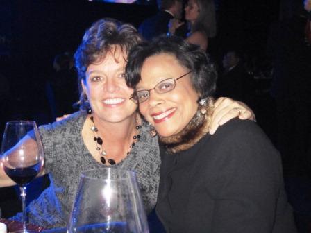 leigh-and-cathy WBIR's Leigh White, left, and Knoxvile's First Lady Cathy Brown made our table lively!