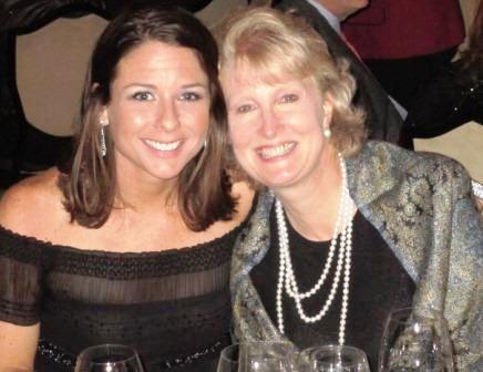 lindsay-and-lynne Lindsay Duncan, back at her own table, with Lynne Fugate, right.