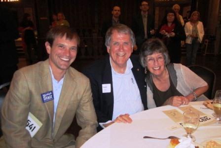 marshall-and-grieves City Council candidate Marshall Stair, left, with Councilman Duane Grieve and his wife, Marsha