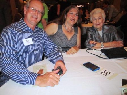 robinsons Then it was time for dinner and everyone took their seats. Here is Pace Robinson with his wife, Karen, and mother, Natalie.