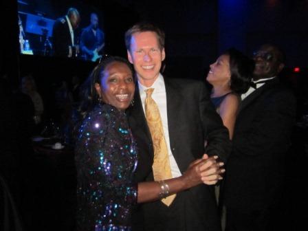 scott-on-dance-floor Jaquetta Brooks dances with table mate Scott Bird of Moxley Carmichael.