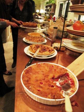 The dessert line-up