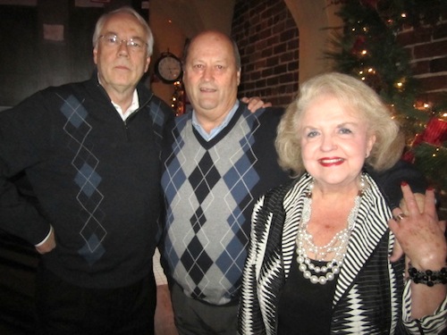 Alan with Richard and Dawn Ford. (Did Alan and Richard plan those sweaters?)