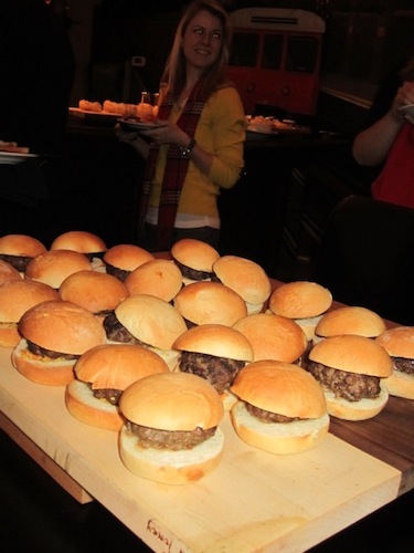 The sliders were a huge hit.