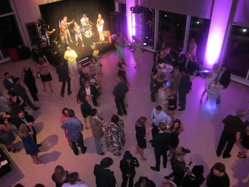 dance-floor A view looking down from the lobby as we said goodbye.