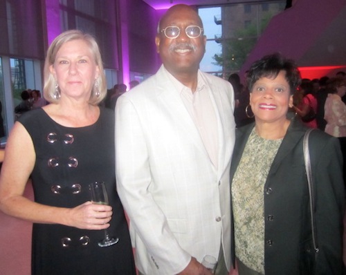 lisa-and-browns Lisa Duncan, left, executive director of the Dogwood Arts Festival, with City Councilman (and former mayor) Dan Brown and his wife, Cathy Brown.