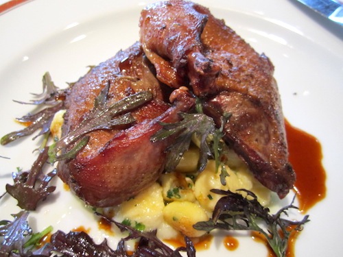 squab-2 Here's what it looked like underneath the garnish.