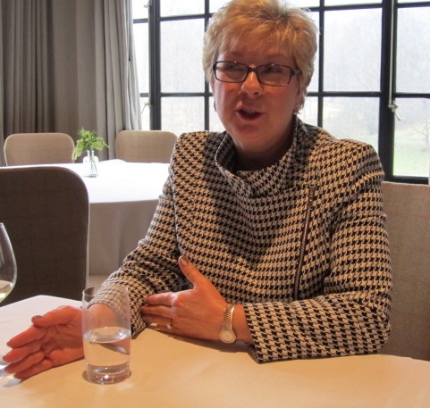 susan-hyde Susan Hyde, the KMA's director of development, chatted with us for a few minutes after lunch.