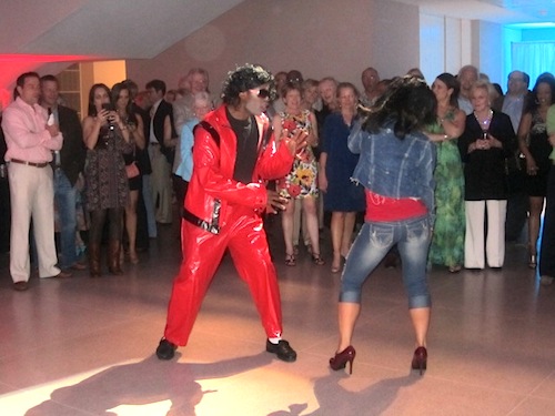 thriller Just as we were recovering from the shock of seeing Whitney, Michael Jackson appeared! Straight out of Thriller!