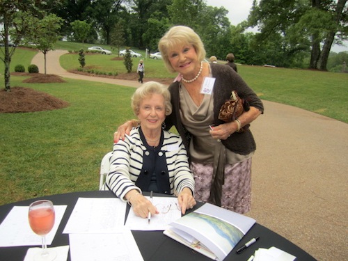 janet-and-willene Janet Vail, left, and Willene Chalmers helped welcome guests to the preview party.
