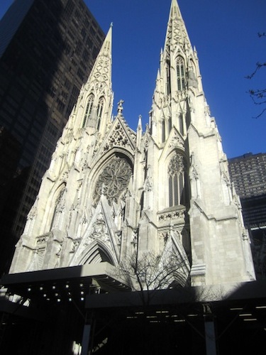 st-patricks We passed St. Patrick's Cathedral.