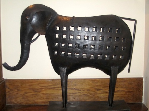 elephant Of course you are going to see elephants in the Ashe home. They are Republicans.