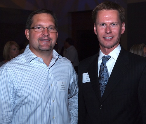randy-jenkins-scott-bird Randy Jenkins, left, and Moxley Carmichael's Scott Bird