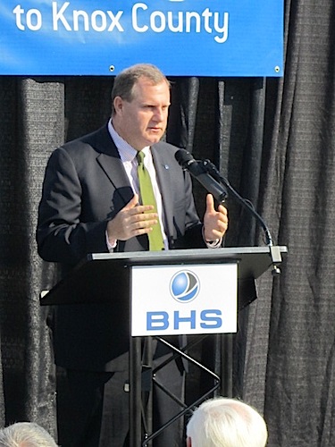 Greg Wolf, BHS Corrugated North America president, gives brief ...
