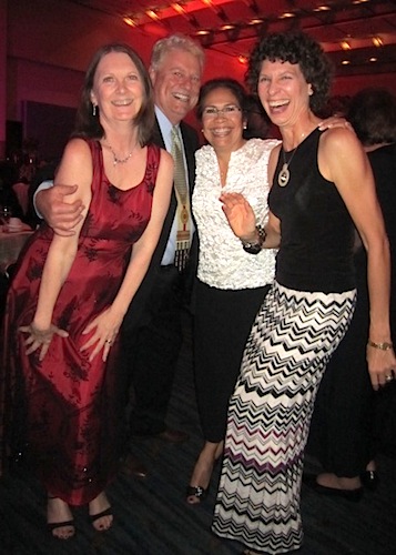 crazy-friends Do you think these folk are having fun? From left, Gay Lyons, Sam Maynard, Rosa Mar and Chris Kahn