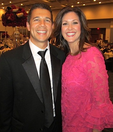 cute-couple Chris Stokes of U.S. Cellular and his wife, Amy