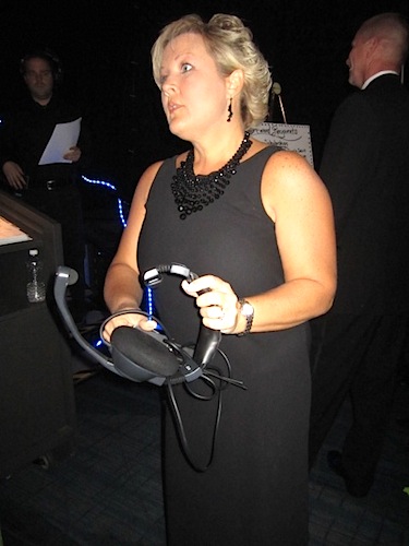 director Scripps Networks produces the show every year, which is why it is so professional. This is Kristy Bruce, our producer, who tells everyone backstage what to do every year. She's small but tough!